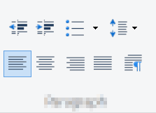 WordPad paragraph group